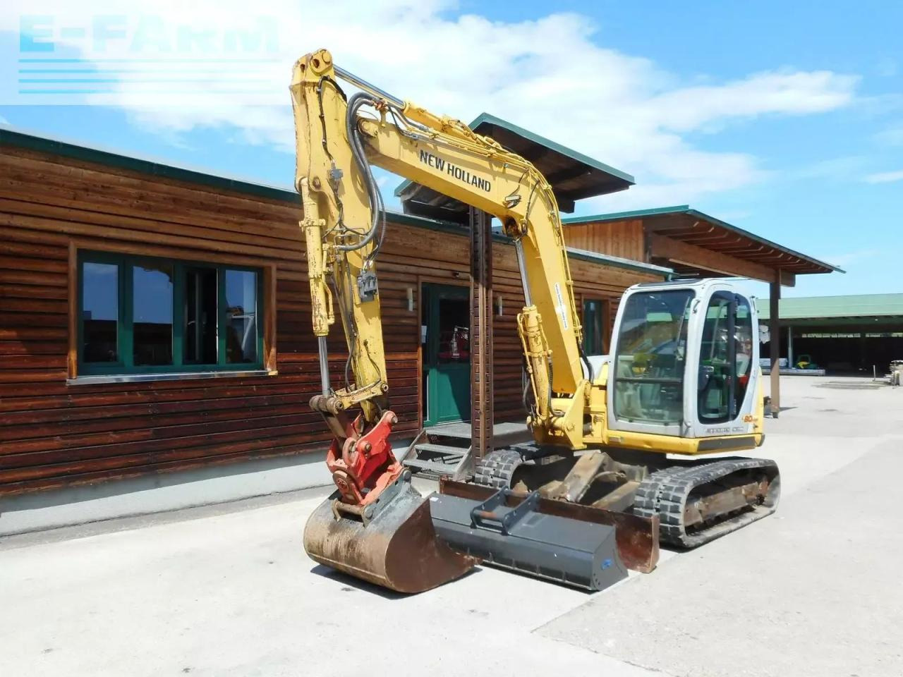 Kobelco new holland e80-1es mit powertilt ( 8.290kg ) - Міні-екскаватор: фото 2 Kobelco new holland e80-1es mit powertilt ( 8.290kg ) - Міні-екскаватор: фото 2