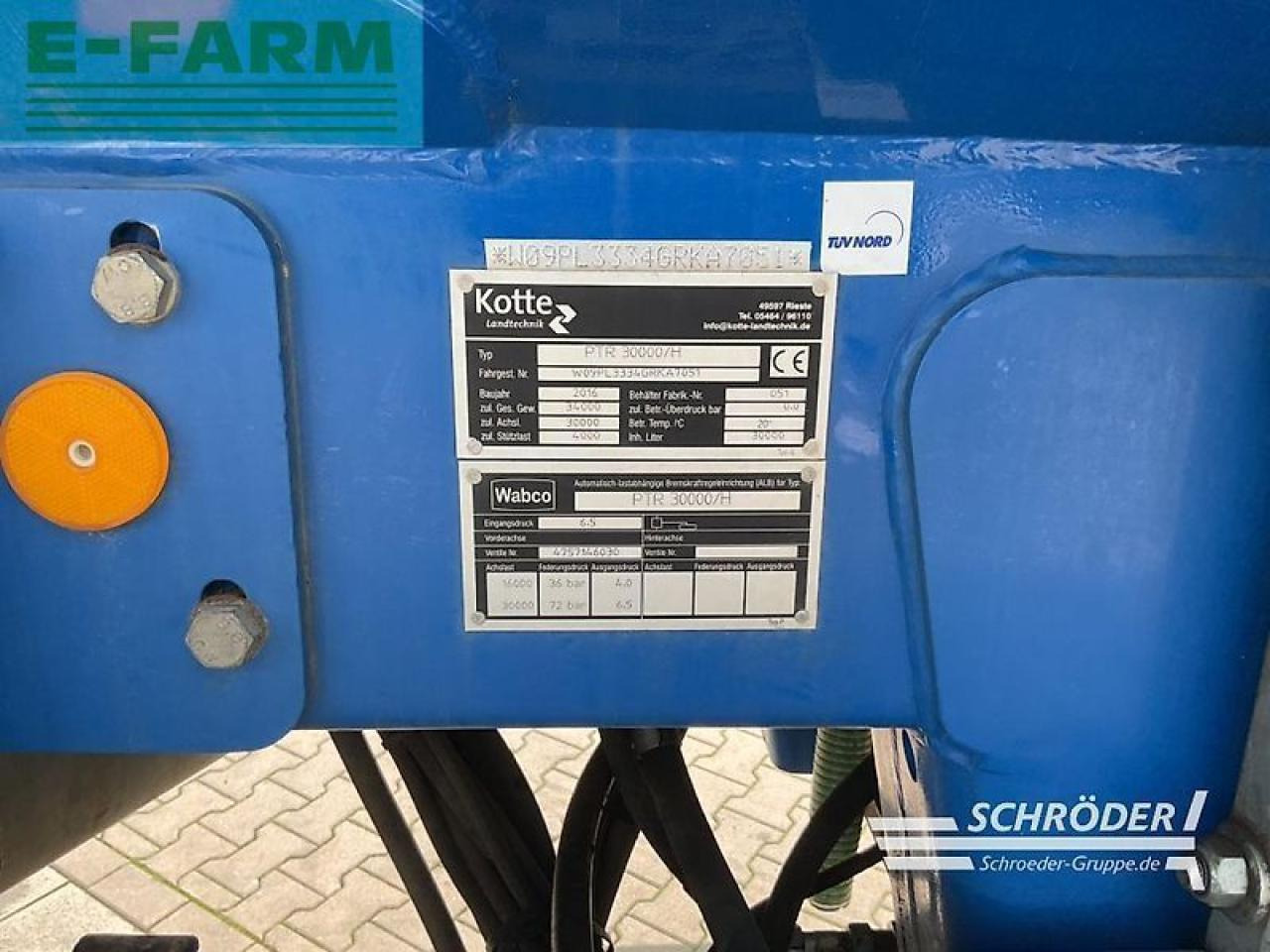 Техніка для внесення добрив Kotte ptr 31400: фото 14