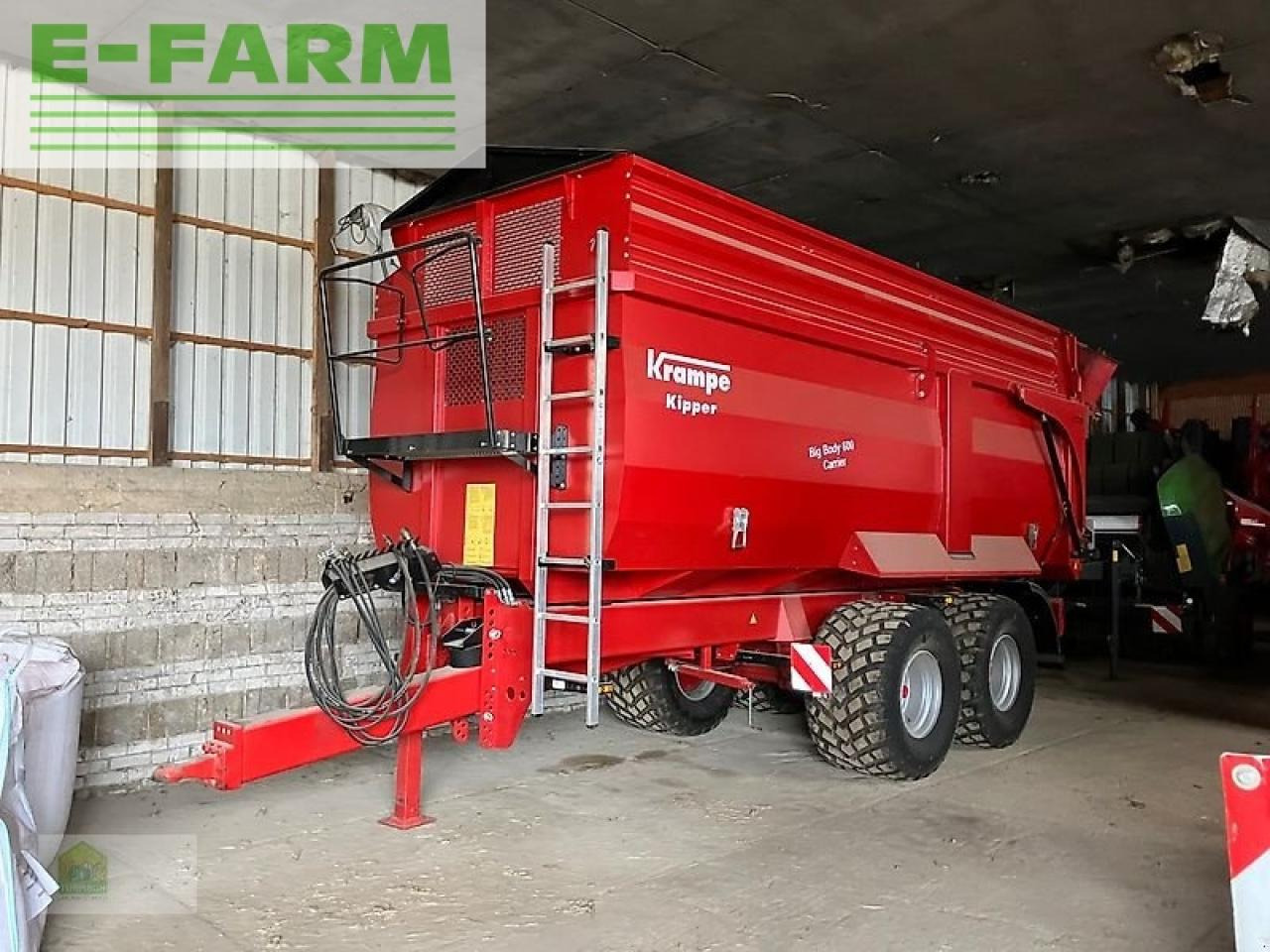 Krampe big body bb 600 + canagro schnecke df1315 - Сільськогосподарський причіп самоскид: фото 1 Krampe big body bb 600 + canagro schnecke df1315 - Сільськогосподарський причіп самоскид: фото 1
