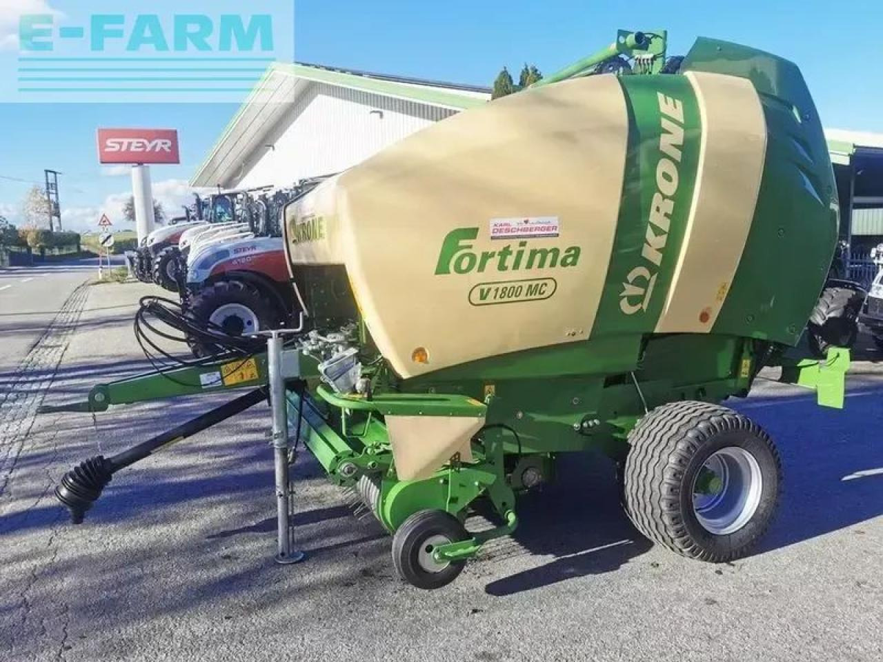 Krone fortima v 1800 mc rundballenpresse - Прес-підбирач тюковий: фото 1 Krone fortima v 1800 mc rundballenpresse - Прес-підбирач тюковий: фото 1