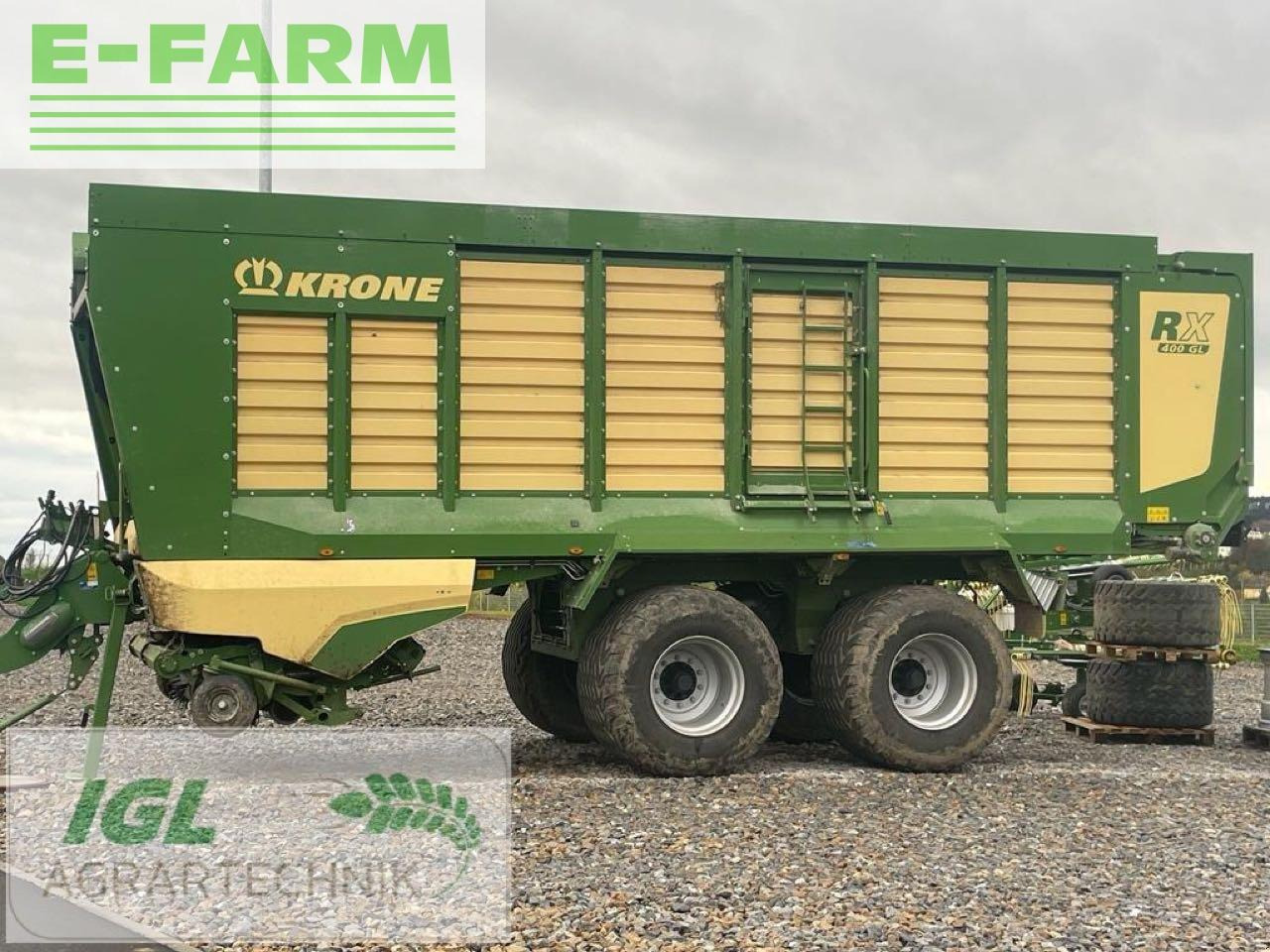 Krone rx 400 gl tt301-20 - Самозавантажувальний причіп: фото 2 Krone rx 400 gl tt301-20 - Самозавантажувальний причіп: фото 2