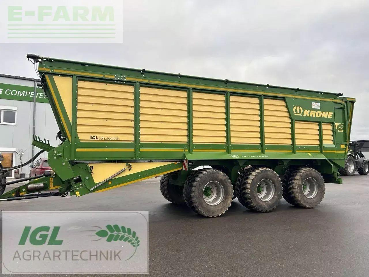 Krone tx 560 - Сільськогосподарський причіп самоскид: фото 1 Krone tx 560 - Сільськогосподарський причіп самоскид: фото 1