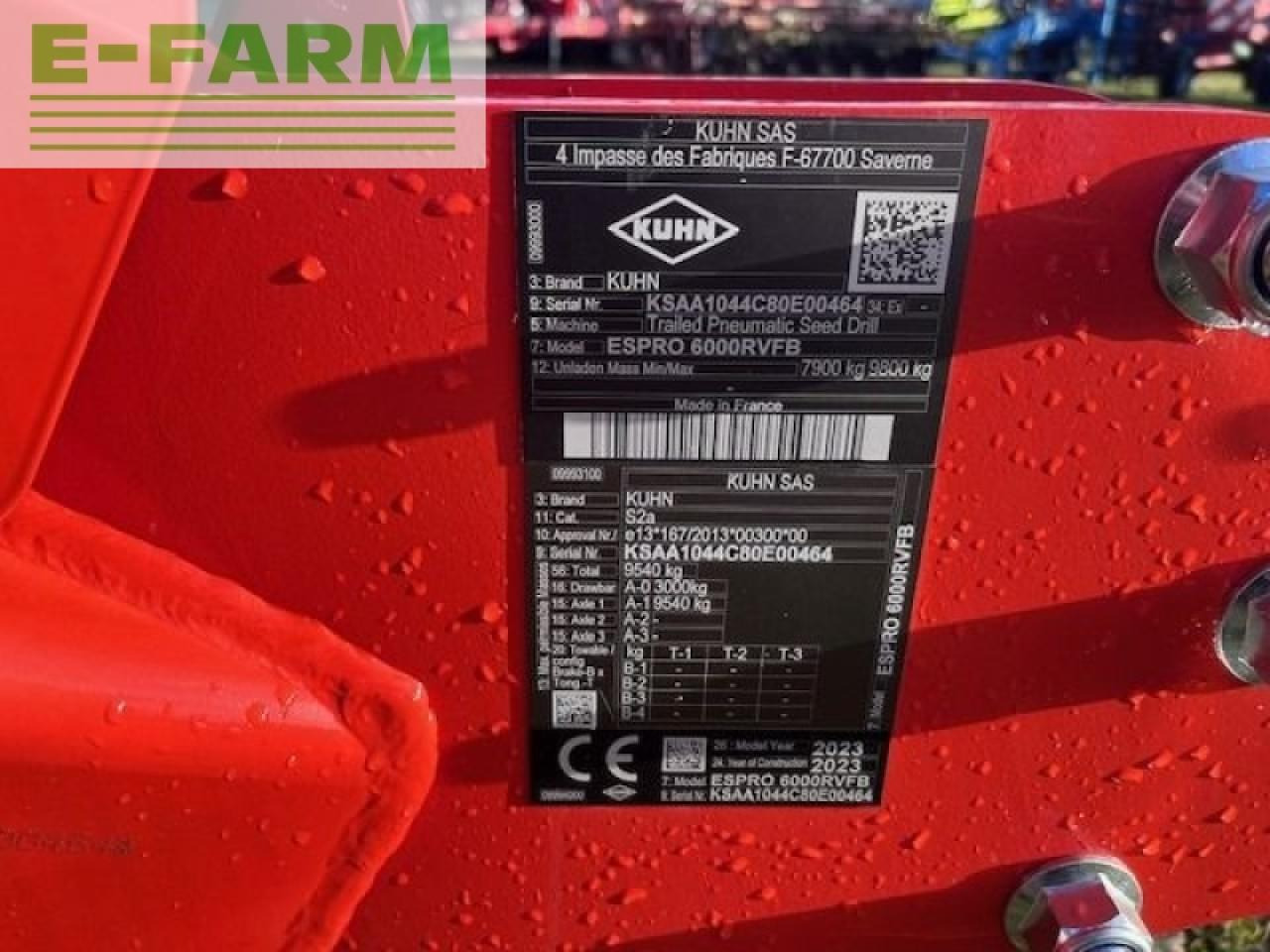 Kuhn espro r 6000 vistaflow - Сівалка: фото 2 Kuhn espro r 6000 vistaflow - Сівалка: фото 2