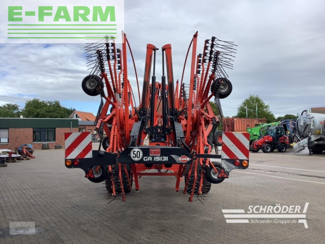 Kuhn ga 15131 - Сіноворушилка: фото 4 Kuhn ga 15131 - Сіноворушилка: фото 4