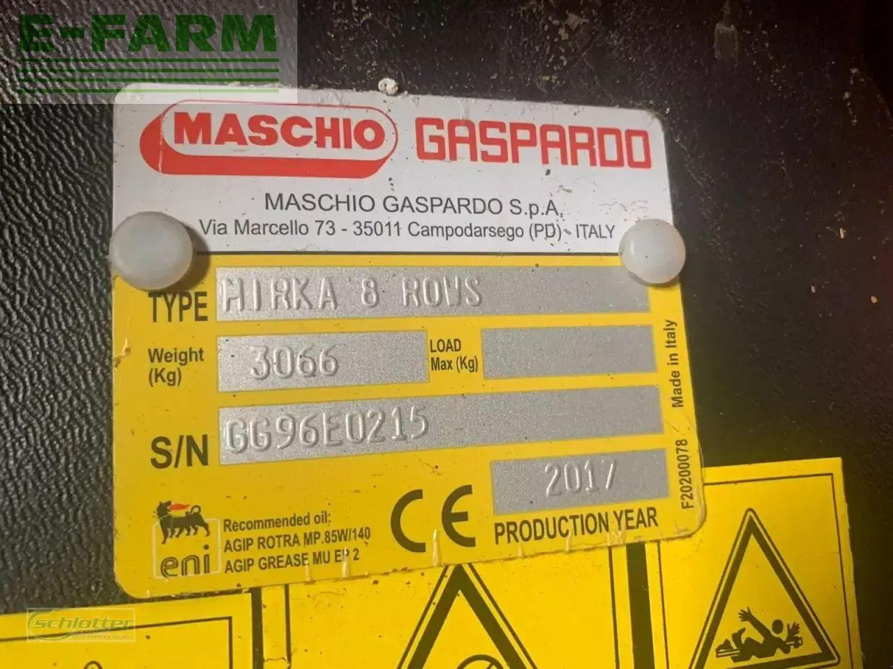 Maschio mirka 8 reihen - Сівалка точного висіву: фото 2 Maschio mirka 8 reihen - Сівалка точного висіву: фото 2