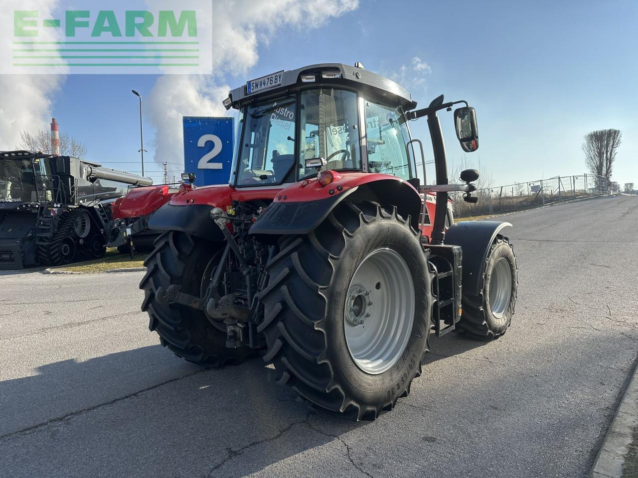 Трактор Massey Ferguson mf 6s.180: фото 6