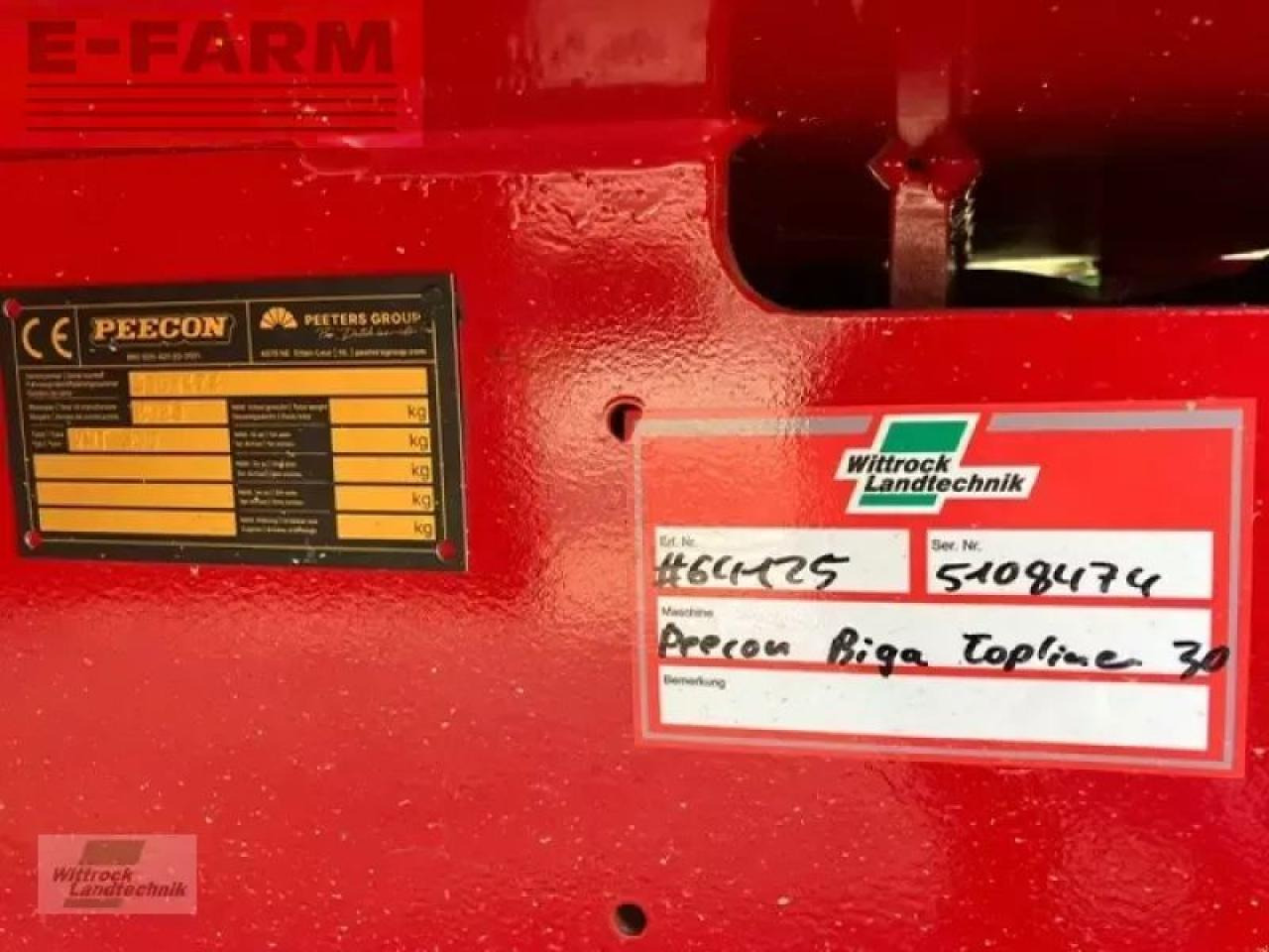 Peecon biga 30 topliner - Техніка для тваринництва: фото 3 Peecon biga 30 topliner - Техніка для тваринництва: фото 3