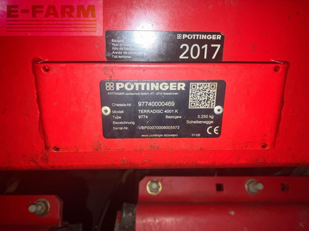 Pöttinger Terradisc 4001K - Дисковий культиватор: фото 5 Pöttinger Terradisc 4001K - Дисковий культиватор: фото 5