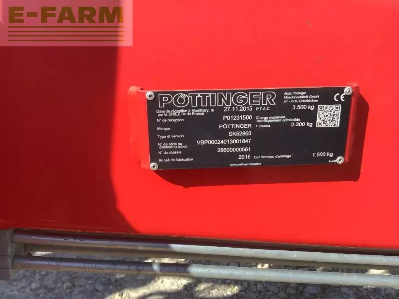 Pöttinger top 662 - Сіноворушилка: фото 3 Pöttinger top 662 - Сіноворушилка: фото 3