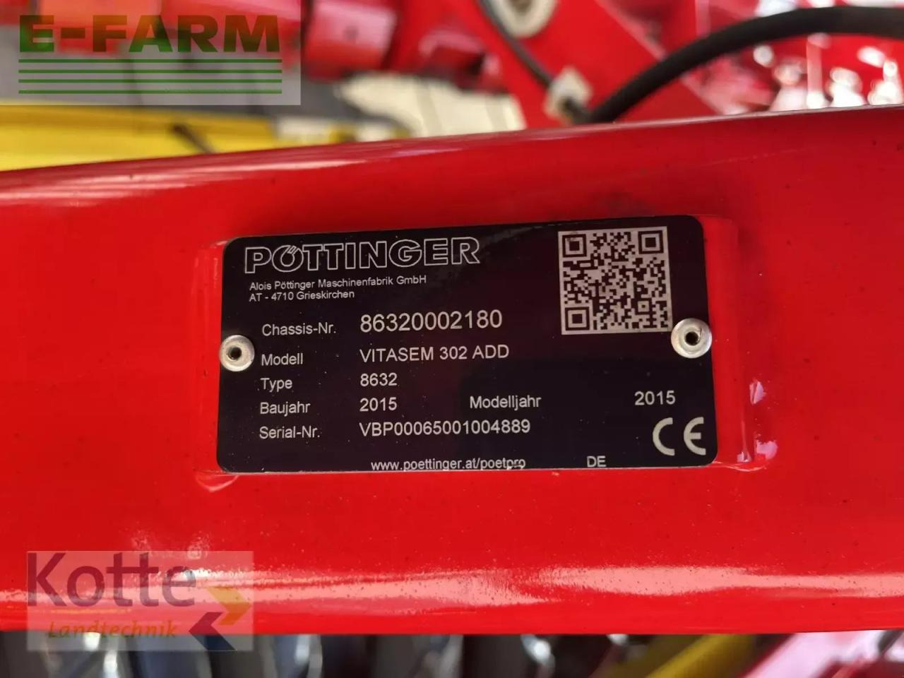 Посівний комплекс Pöttinger vitasem 302 add: фото 7 Посівний комплекс Pöttinger vitasem 302 add: фото 7