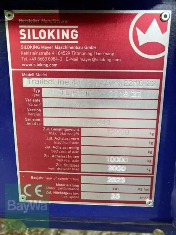 Siloking mayer siloking 4.0 premium 221 - Техніка для тваринництва: фото 5 Siloking mayer siloking 4.0 premium 221 - Техніка для тваринництва: фото 5
