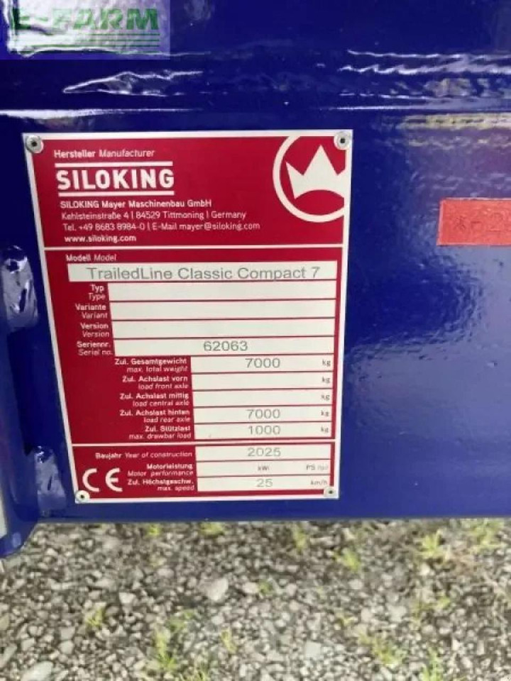 Siloking trailedline classic compact 7 - Техніка для тваринництва: фото 5 Siloking trailedline classic compact 7 - Техніка для тваринництва: фото 5