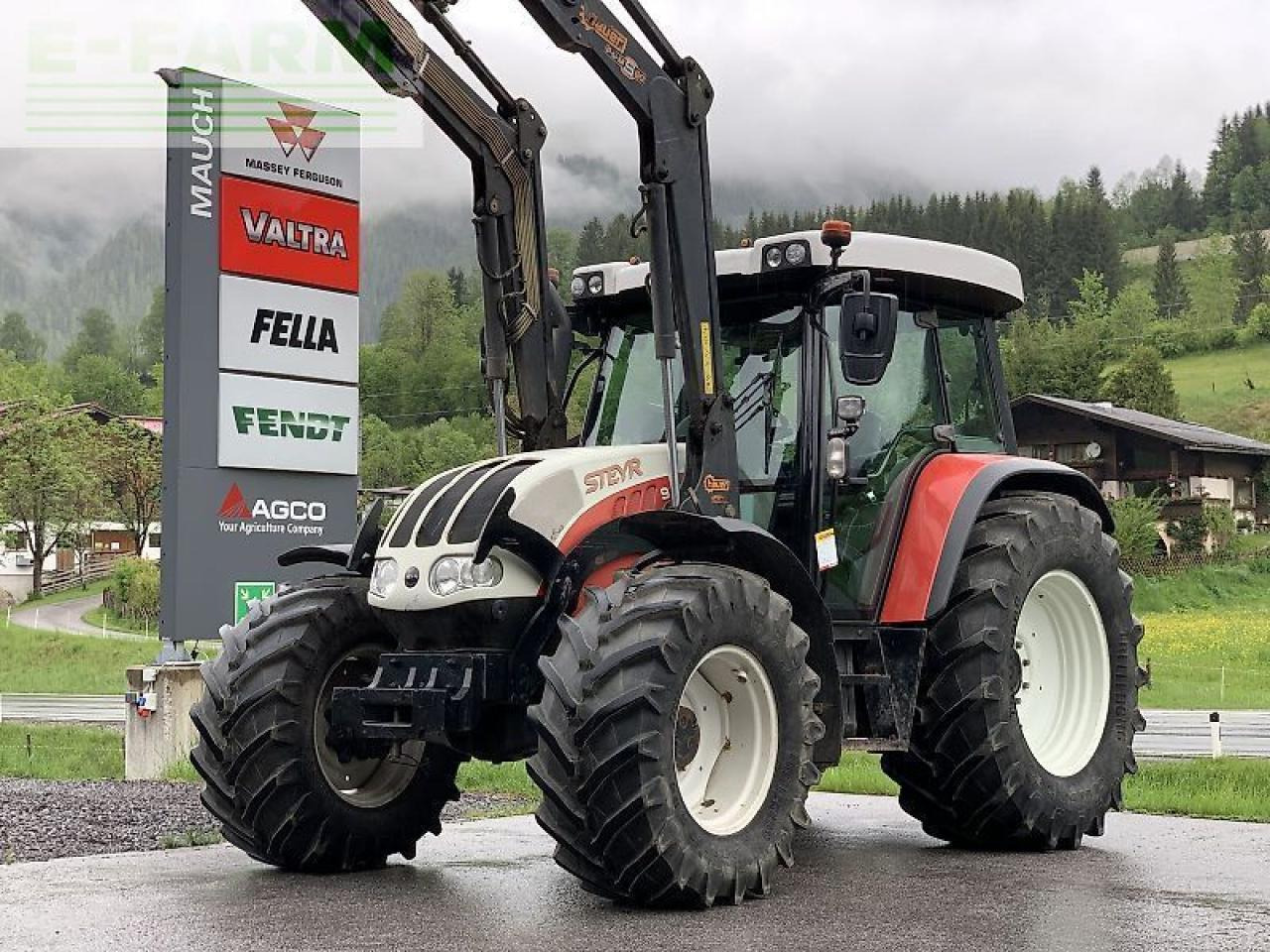 Steyr 9105 mt + hauer fl - Трактор: фото 1 Steyr 9105 mt + hauer fl - Трактор: фото 1