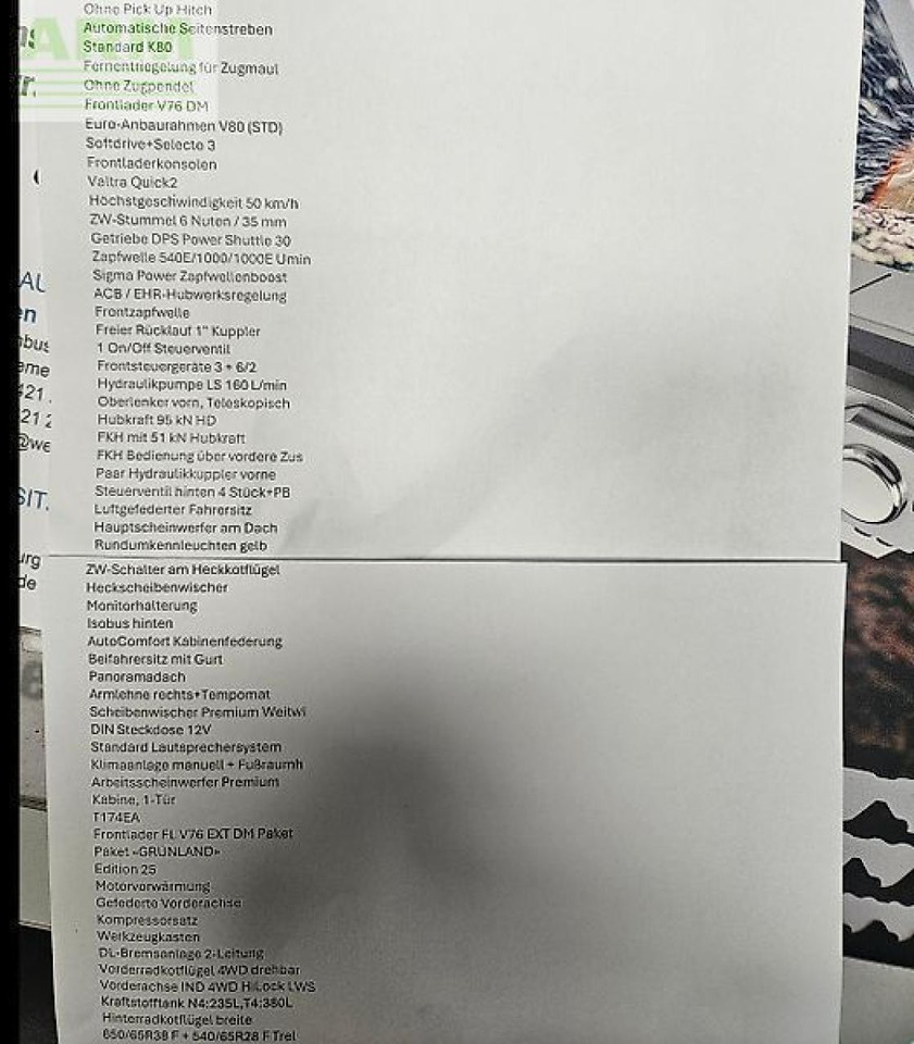 Трактор Valtra t174ea-active-unlimited edition25: фото 9