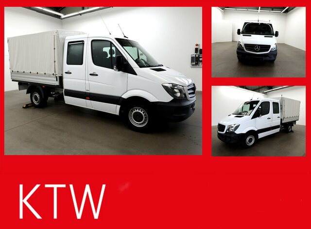 Тентований фургон, Вантажопасажирський фургон MERCEDES-BENZ Sprinter 214 CDI DOKA Pritsche,Klima,EURO6: фото 1