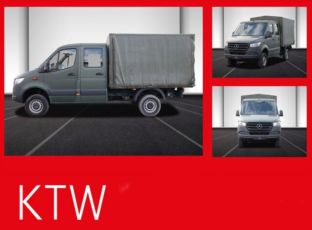 MERCEDES-BENZ Sprinter 314 CDI DOKA,Allrad,Klima,Tempomat... - Тентований фургон, Вантажопасажирський фургон: фото 1 MERCEDES-BENZ Sprinter 314 CDI DOKA,Allrad,Klima,Tempomat... - Тентований фургон, Вантажопасажирський фургон: фото 1