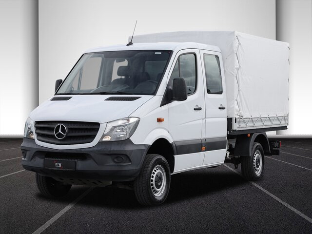 Тентований фургон, Вантажопасажирський фургон MERCEDES-BENZ Sprinter 316CDI DOKA,Allrad,Klima,Standhzg....: фото 19