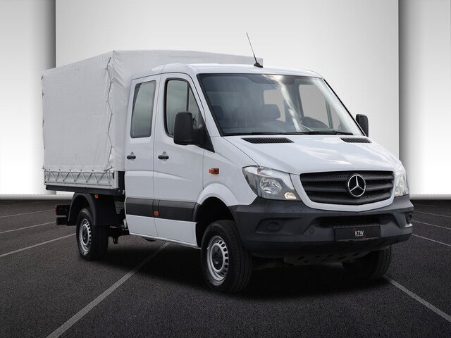 Тентований фургон, Вантажопасажирський фургон MERCEDES-BENZ Sprinter 316CDI DOKA,Allrad,Klima,Standhzg....: фото 17