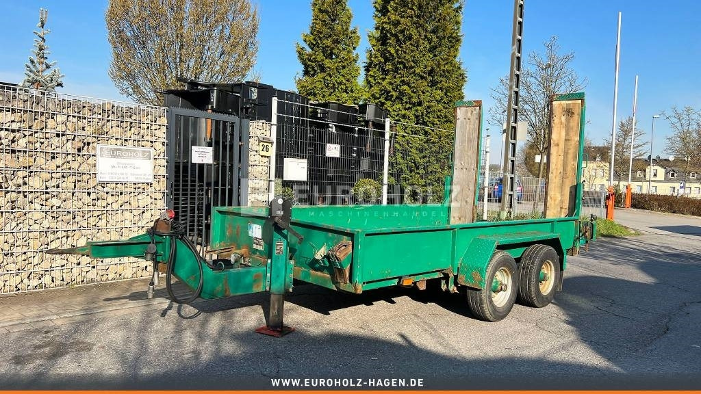 Blomenröhr 2-Achsen Anhänger, Tandem Tieflader für Bagger - Низькорамна платформа причіп: фото 1 Blomenröhr 2-Achsen Anhänger, Tandem Tieflader für Bagger - Низькорамна платформа причіп: фото 1