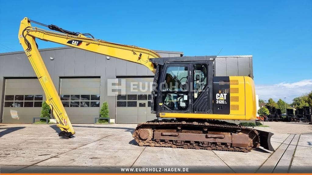 Гусеничний екскаватор CAT 312 E L, Bagger mit Long Reach 12 m, Klima, Kamera: фото 9