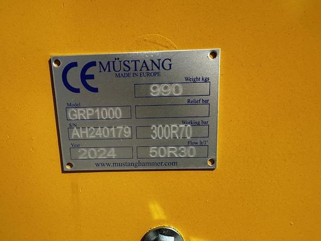 Новий Грейфер Mustang GRP1000 Abbruch- & Sortiergreifer: фото 13 Новий Грейфер Mustang GRP1000 Abbruch- & Sortiergreifer: фото 13