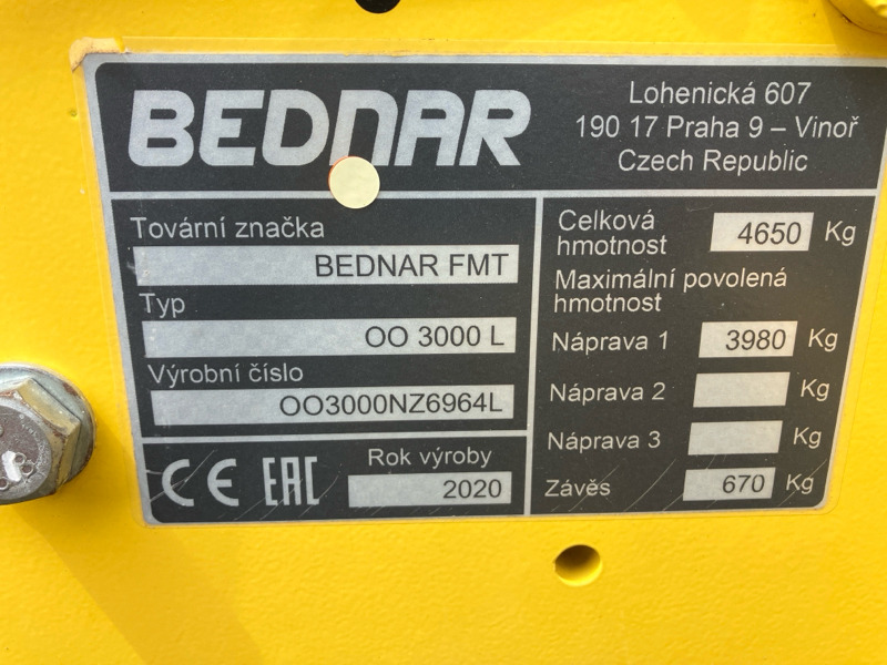 Bednar Omega OO 3000L - Сівалка: фото 4 Bednar Omega OO 3000L - Сівалка: фото 4