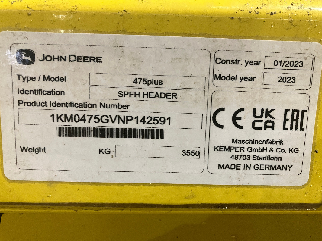 Kemper 475 plus - Жниварка для кукурудзи: фото 2 Kemper 475 plus - Жниварка для кукурудзи: фото 2