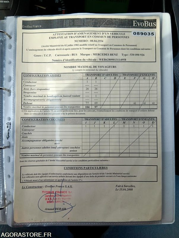 MERCEDES CITARO N°089035 - Автобус: фото 5 MERCEDES CITARO N°089035 - Автобус: фото 5