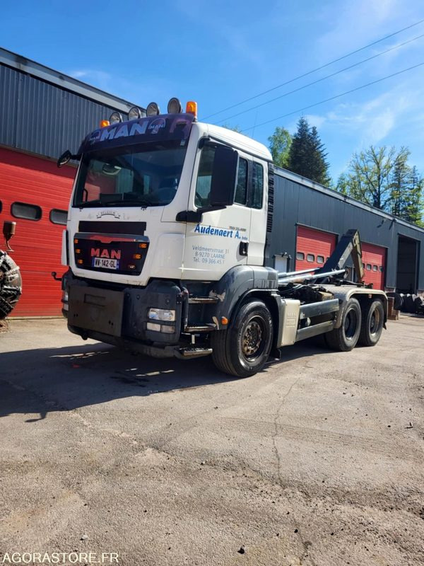 Camion ampliroll man tgs 33 400 - 827 000 KMS - 2009 - Гаковий мультиліфт вантажівка: фото 3 Camion ampliroll man tgs 33 400 - 827 000 KMS - 2009 - Гаковий мультиліфт вантажівка: фото 3