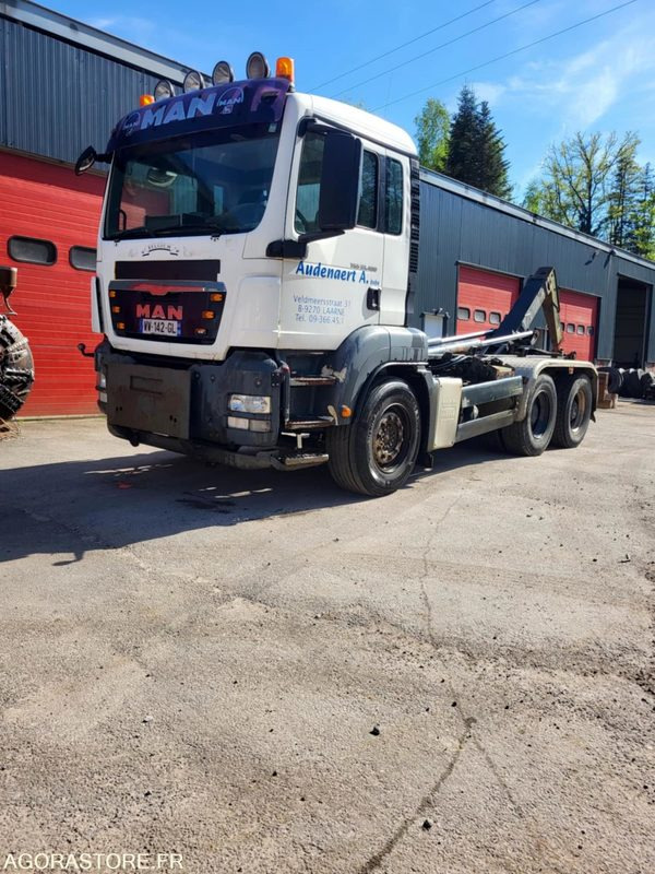 Camion ampliroll man tgs 33 400 - 827 000 KMS - 2009 - Гаковий мультиліфт вантажівка: фото 4 Camion ampliroll man tgs 33 400 - 827 000 KMS - 2009 - Гаковий мультиліфт вантажівка: фото 4