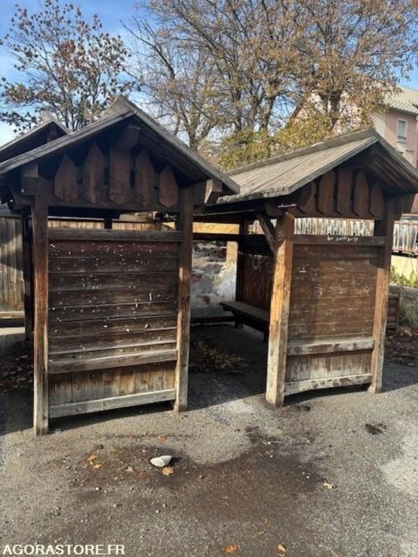 Lot de 2 abris bus bois - Інша техніка: фото 5 Lot de 2 abris bus bois - Інша техніка: фото 5