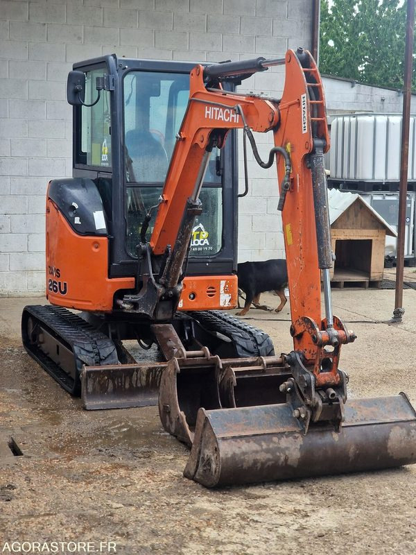 Міні-екскаватор MINI PELLE HYDRAULIQUE SUR CHENILLES CAOUTCHOUC HITACHI ZX26U DIESEL 19.7CV 2017: фото 12