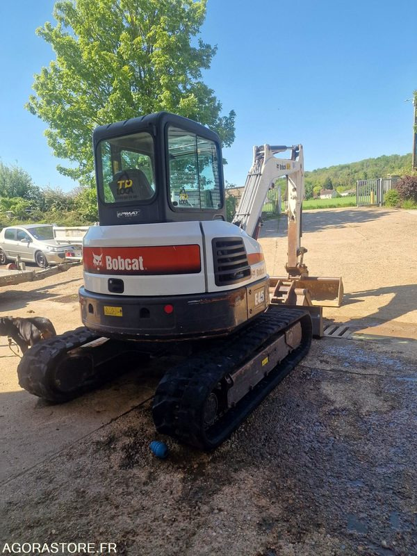 Міні-екскаватор MINI PELLE SUR CHENILLE CAOUTCHOUC BOBCAT 5T E45 AVEC 3 GODETS - 2017 - 1715h: фото 10