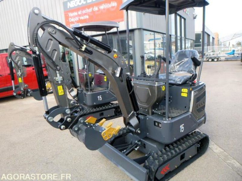 Екскаватор MINIPELLE NEUVE YCW 1T5 EURO5 - 2025 + 3 godets: фото 6
