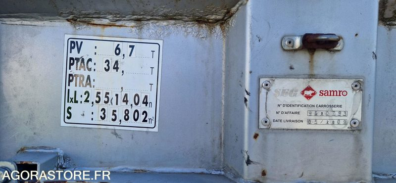 Remorque 3 essieux SAMRO - Напівпричіп: фото 4 Remorque 3 essieux SAMRO - Напівпричіп: фото 4