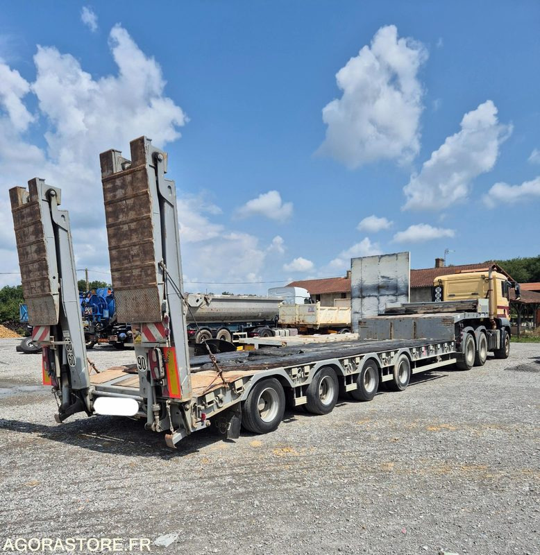 Porte engins 4 essieux - Низькорамна платформа причіп: фото 2 Porte engins 4 essieux - Низькорамна платформа причіп: фото 2