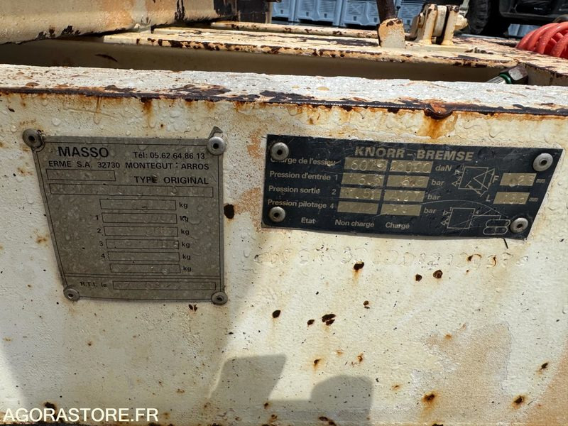 Низькорамна платформа причіп REMORQUE MASSO: фото 10 Низькорамна платформа причіп REMORQUE MASSO: фото 10