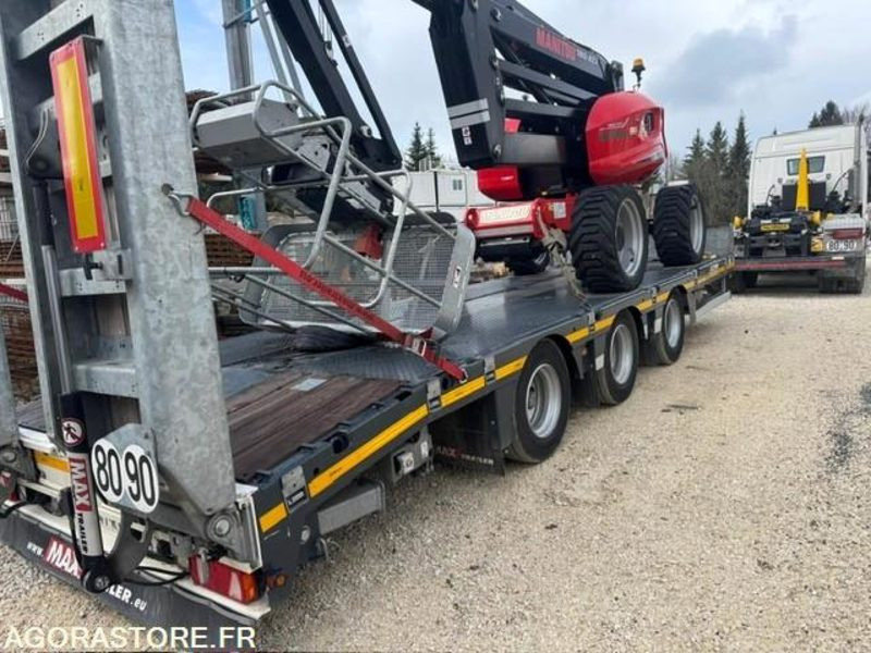 REMORQUE PORTE ENGIN 3 ESSIEUX CENTRAUX MAX TRAILER 2022 1500 KM - Низькорамна платформа причіп: фото 1 REMORQUE PORTE ENGIN 3 ESSIEUX CENTRAUX MAX TRAILER 2022 1500 KM - Низькорамна платформа причіп: фото 1
