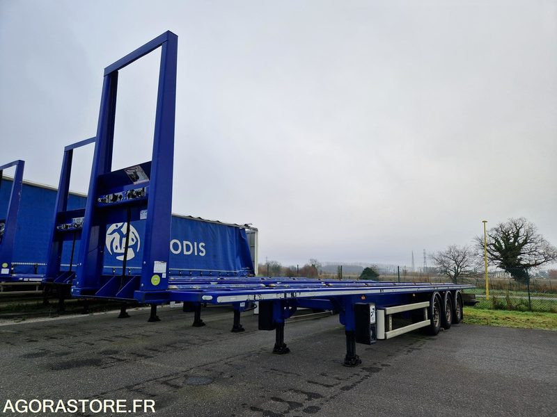 Remorque plateau Asca S322DM - 2019 - FE065JK - Бортовий напівпричіп/ Платформа: фото 1 Remorque plateau Asca S322DM - 2019 - FE065JK - Бортовий напівпричіп/ Платформа: фото 1