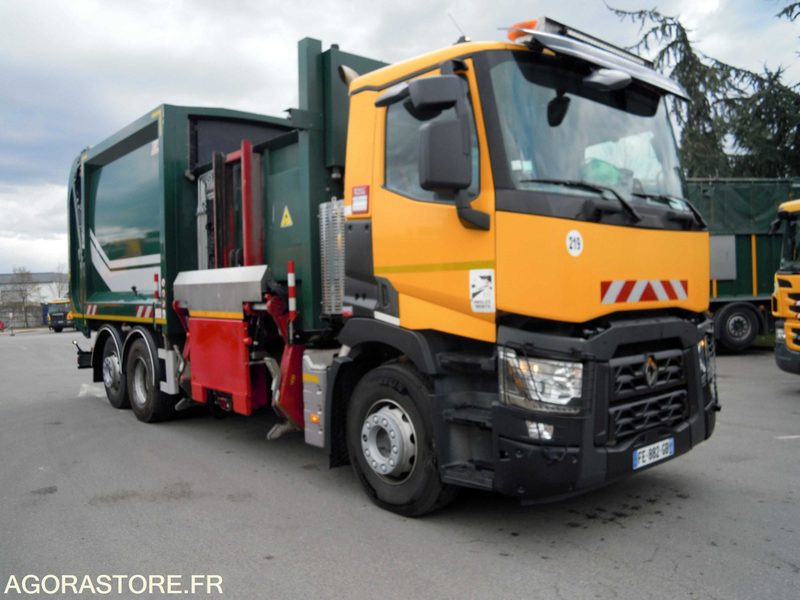 Renault 6x2 C + benne à chargement latéral Maxxum Robopac 23m3 - EXCELLENT ETAT - Сміттєвози: фото 1 Renault 6x2 C + benne à chargement latéral Maxxum Robopac 23m3 - EXCELLENT ETAT - Сміттєвози: фото 1