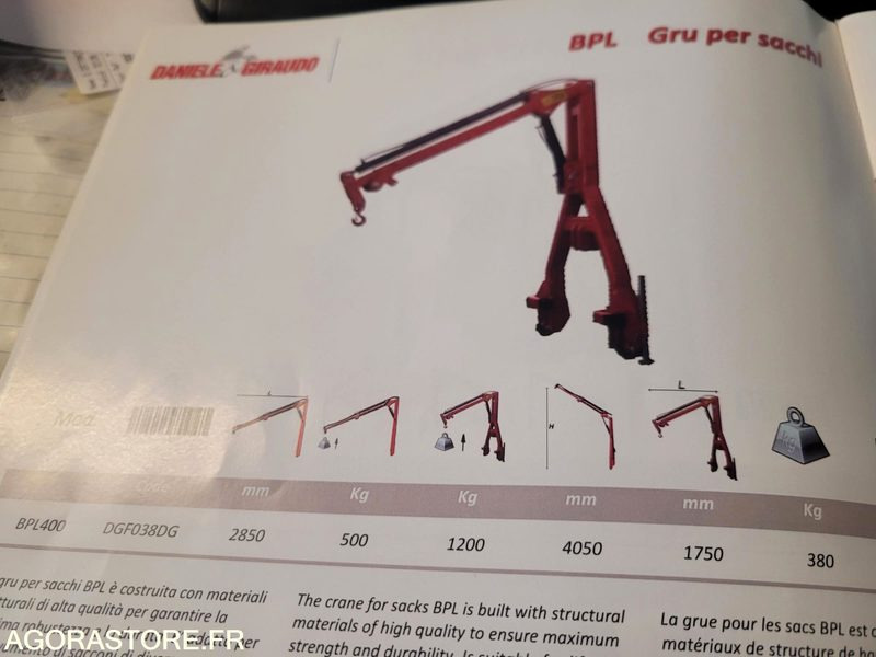 Lève sac - Сільськогосподарська техніка: фото 3 Lève sac - Сільськогосподарська техніка: фото 3