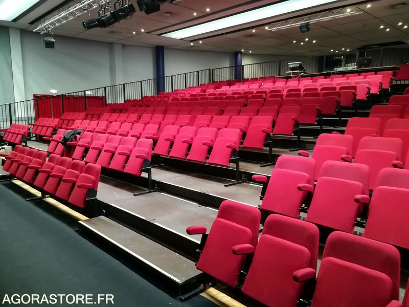 Tribune Samia Systema 2000 - 244 places (gradin salle de spectacle / théâtre) - Інструмент/ Обладнання: фото 1 Tribune Samia Systema 2000 - 244 places (gradin salle de spectacle / théâtre) - Інструмент/ Обладнання: фото 1