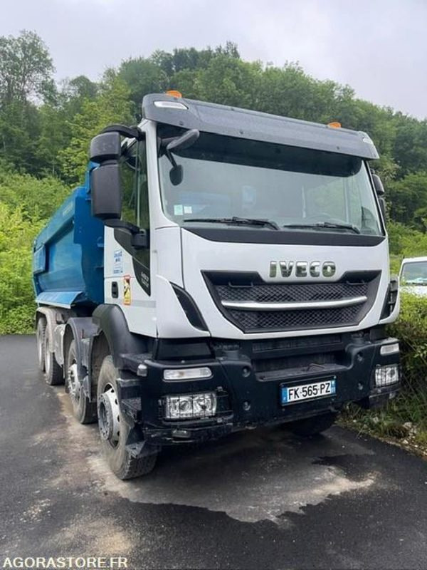 CAMION 8X4 BENNE RONDE IVECO X-WAY 480 76 000 KM 2019 - Вантажівка: фото 1 CAMION 8X4 BENNE RONDE IVECO X-WAY 480 76 000 KM 2019 - Вантажівка: фото 1