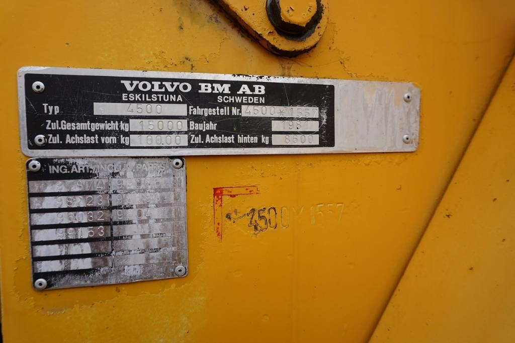 Volvo 4500 - Колісний навантажувач: фото 4 Volvo 4500 - Колісний навантажувач: фото 4