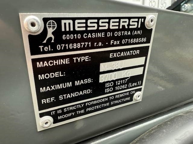 Новий Міні-екскаватор Messersi M38-U: фото 6 Новий Міні-екскаватор Messersi M38-U: фото 6