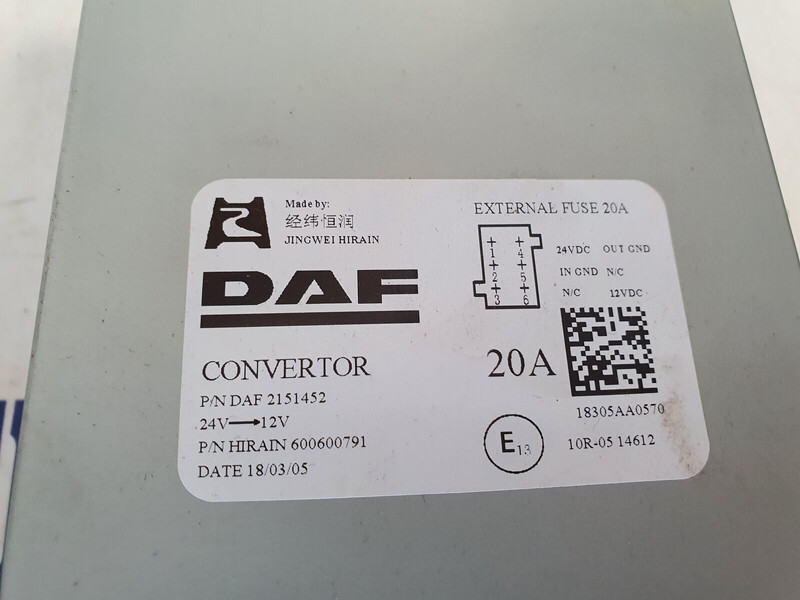 DAF DC converter - Електрична система в категорії Вантажівки: фото 4 DAF DC converter - Електрична система в категорії Вантажівки: фото 4