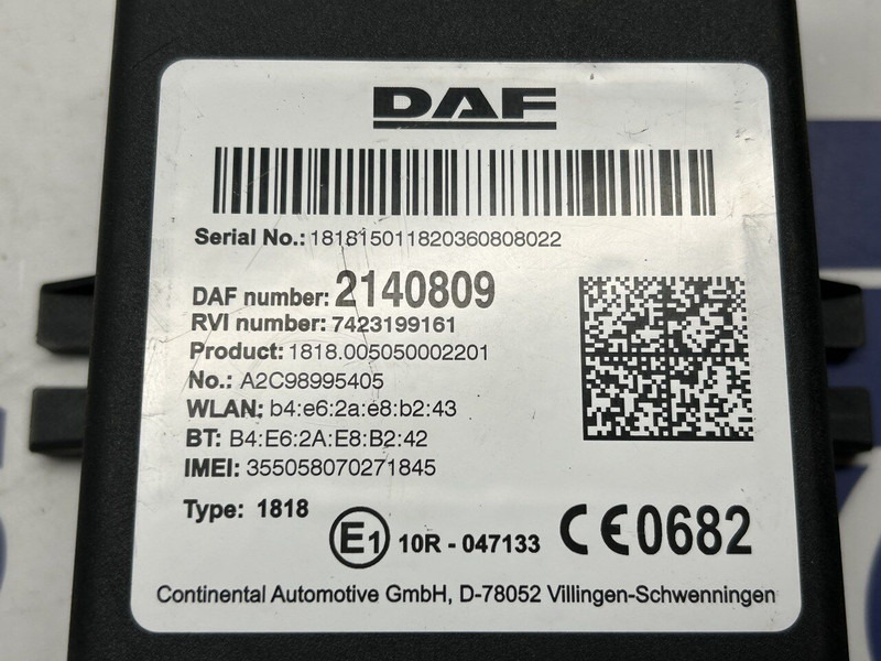 DAF GPS module - Блок управління в категорії Вантажівки: фото 4 DAF GPS module - Блок управління в категорії Вантажівки: фото 4
