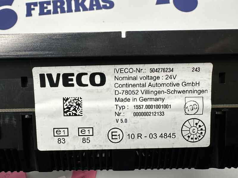 Iveco Instrument cluster dashboard 504276234, 504226363 (WORLDWIDE DEL - Приладова панель в категорії Вантажівки: фото 3 Iveco Instrument cluster dashboard 504276234, 504226363 (WORLDWIDE DEL - Приладова панель в категорії Вантажівки: фото 3