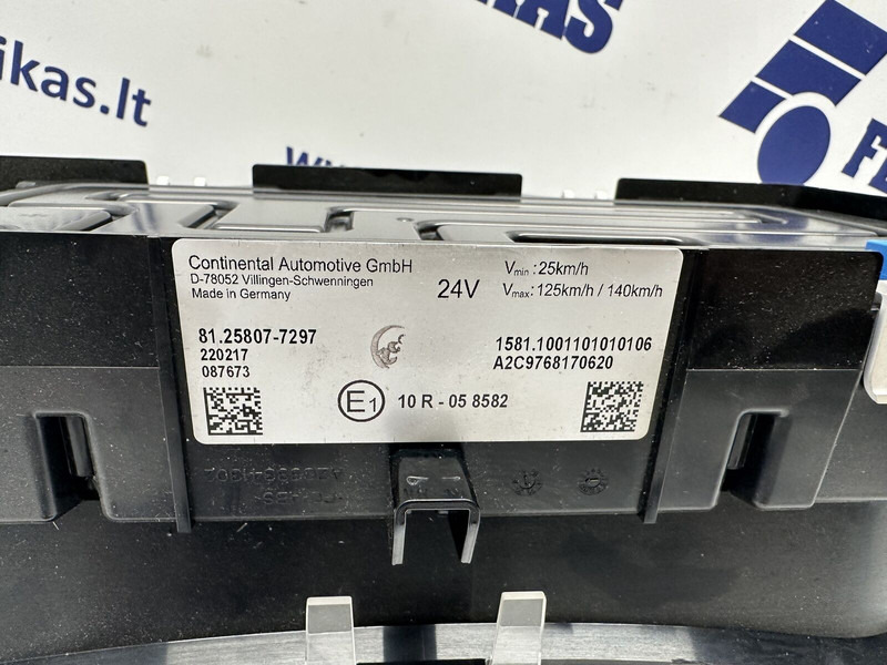MAN EURO 6 2022 - Приладова панель в категорії Вантажівки: фото 3 MAN EURO 6 2022 - Приладова панель в категорії Вантажівки: фото 3