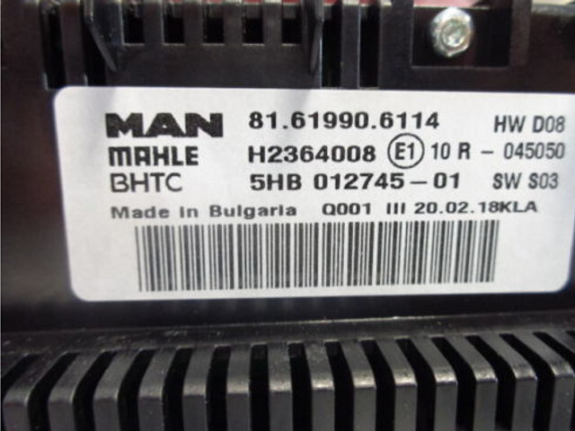 MAN NEW OE heater control unit - Блок управління в категорії Вантажівки: фото 2 MAN NEW OE heater control unit - Блок управління в категорії Вантажівки: фото 2